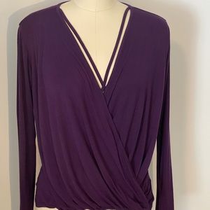 Girl's Generation Plum Long Sleeve Top- Size Small